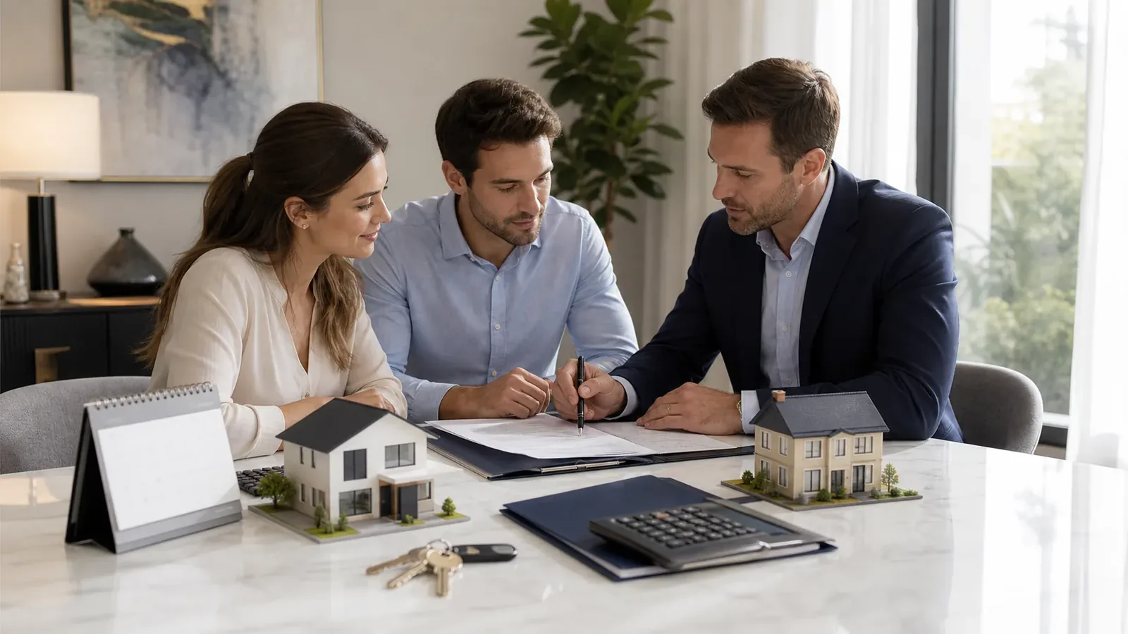 Famiglia e consulente coordinano vendita con mutuo e nuovo acquisto